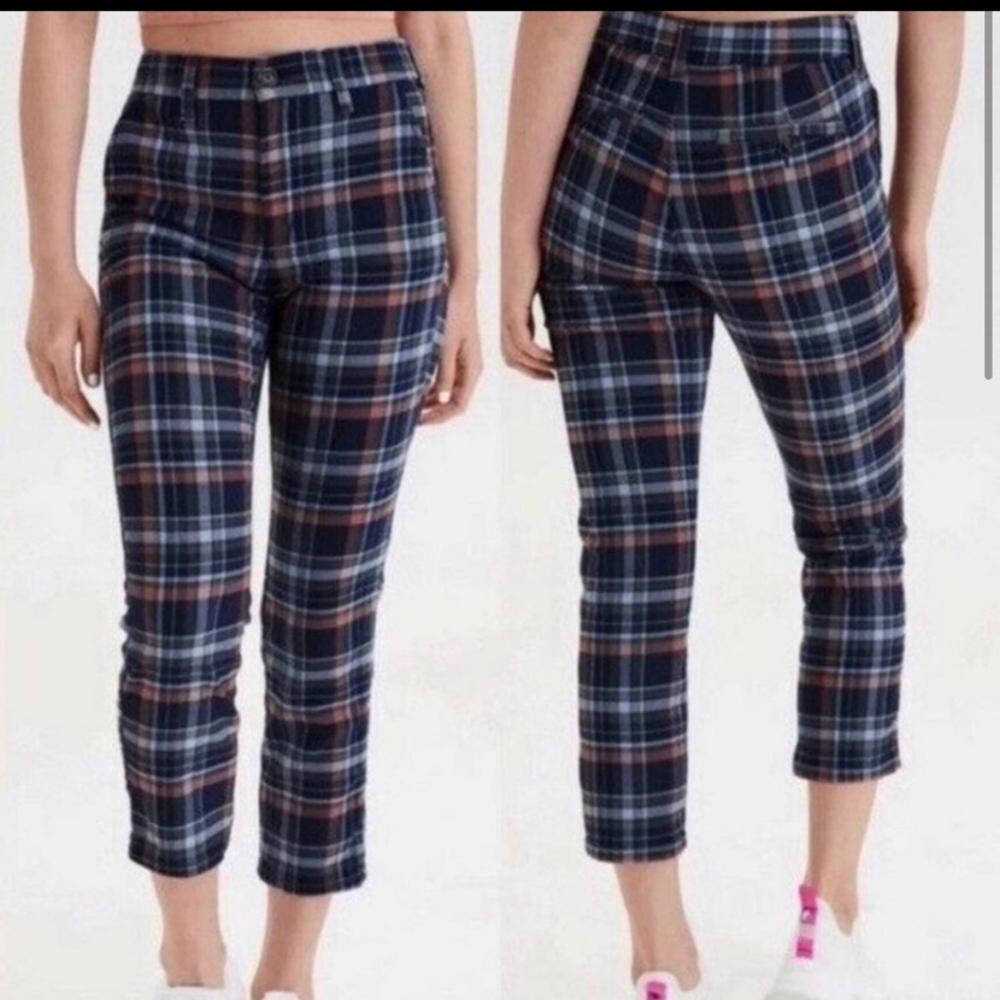 American Eagle Super High Rise Skinny Cropped Trousers size 6